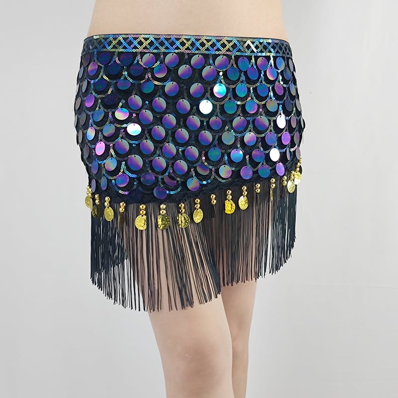 Χαλοουίν χορευτικό ιμάντας για χορό της κοιλιάς με κρύσταλλα και φούντες – Υλικό: Υφαντό; Κούμπωμα ζώνης: Υφαντό; Τύπος κλειδώματος: Αυτόματο κούμπωμα; Πλάτος: Λεπτό (<2 cm)