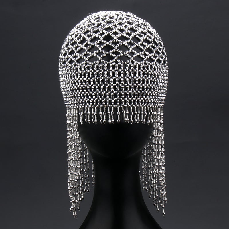 Rokdarbs līgavas matu aksesuārs ar garām pērlītēm, zvaigznīšu stilā, no poliestera šķiedras, izcelsme: Jinhua