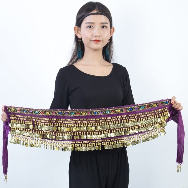 Neon ζώνη μέσης για χορό της κοιλιάς – αυτόματο κούμπωμα, πλεκτή αγκράφα ζώνης, Χειμώνας 2022