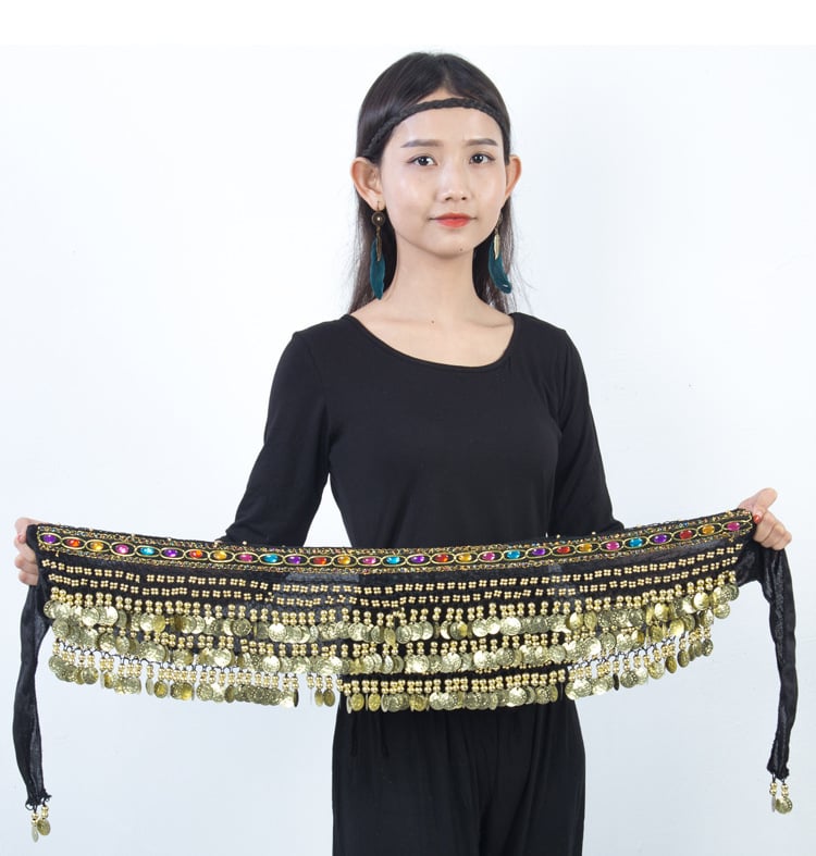 Neon ζώνη μέσης για χορό της κοιλιάς – αυτόματο κούμπωμα, πλεκτή αγκράφα ζώνης, Χειμώνας 2022