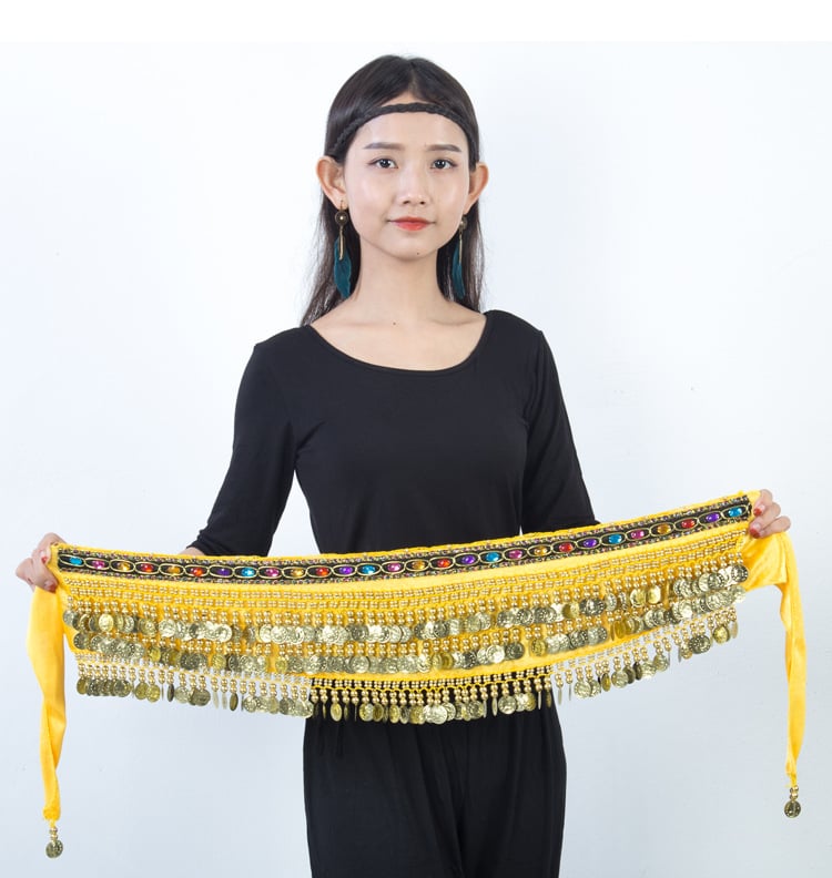 Neon ζώνη μέσης για χορό της κοιλιάς – αυτόματο κούμπωμα, πλεκτή αγκράφα ζώνης, Χειμώνας 2022