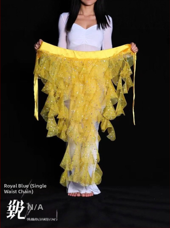 Vēdera dejas josta ar sietes audumu, deviņu asti lapsas motīvs, izšūta jostas daļa, ēģiptiešu stila džezdejas josta