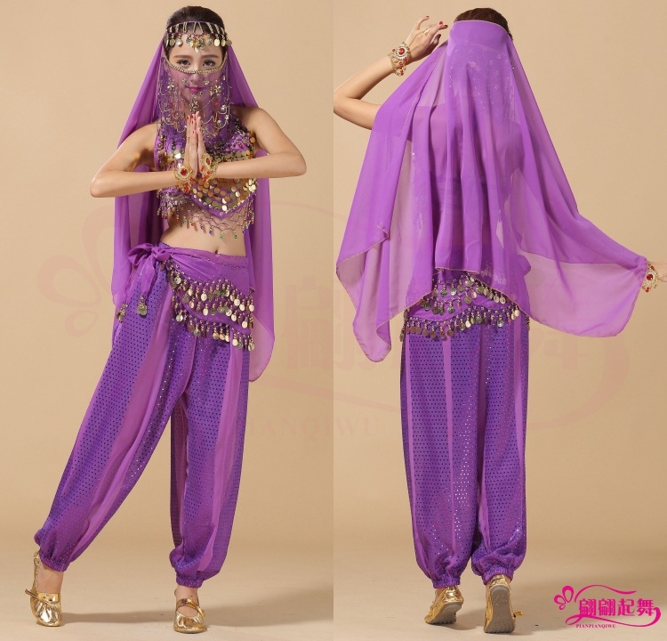 Kostim za Belly Dance - Novi indijski kostim za nastupe - Set za vježbanje
