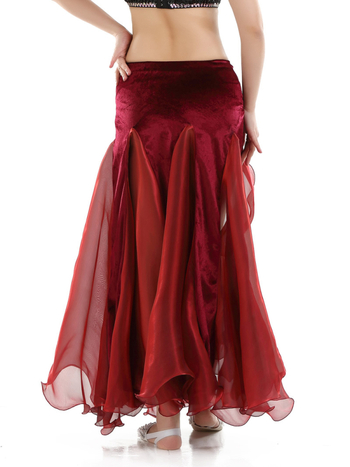 BELLYQUEEN/Dancer – Odjeća za ples Belly Dance, šifon, 100% poliester
