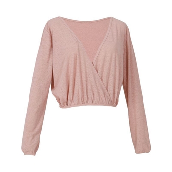 Női balett hosszú ujjú tánc felső – poliészter anyag, poliészter bélés, 96–100% poliészter