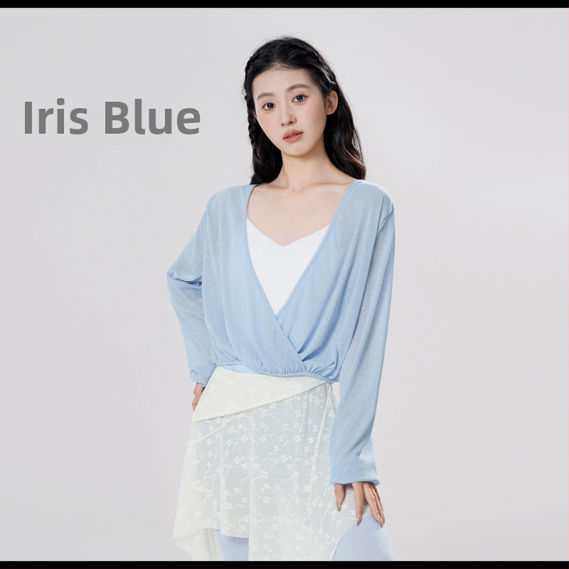 Női balett hosszú ujjú tánc felső – poliészter anyag, poliészter bélés, 96–100% poliészter