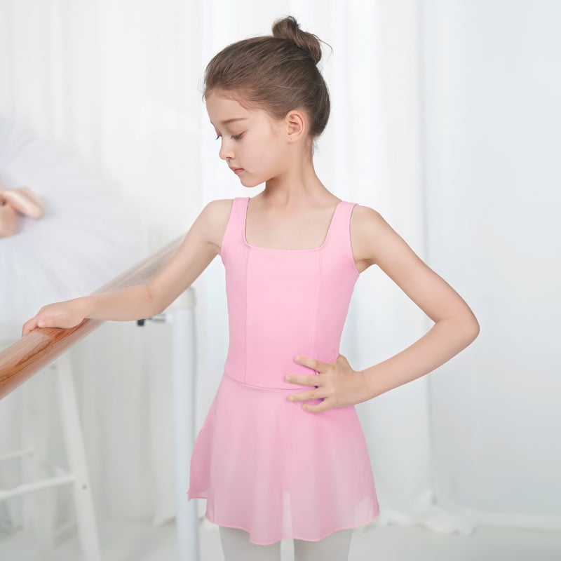 Dječji ljetni kostim za kineski ples, jednopartski baletni leotard s tutuom