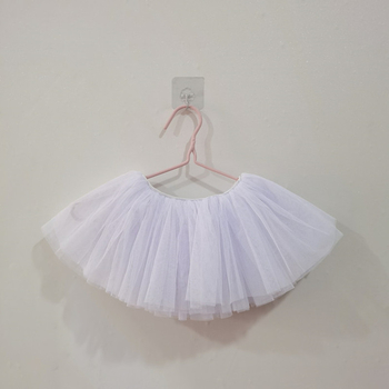 Dječja baletna tutu suknja, bijela, višeslojna