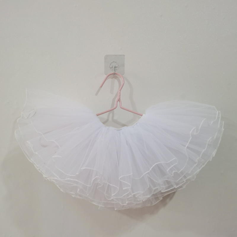 Dječja baletna tutu suknja, bijela, višeslojna
