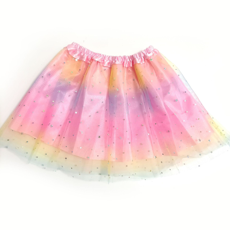Dječja baletna tutu suknja s mrežastim tilom, 90% poliester, premazana tkanina, za djecu 3–8 godina, unisex