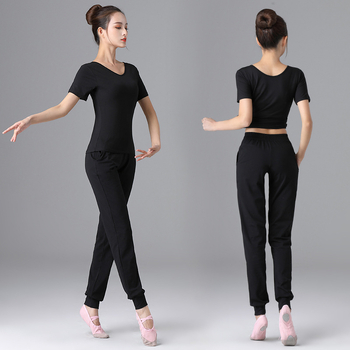 Modál anyagból készült balett edzőkészlet felnőtt nők számára, csipkével, nagy rugalmasságú, 95% pamut, bélés 5% spandex, ideális nyárra és tavaszra