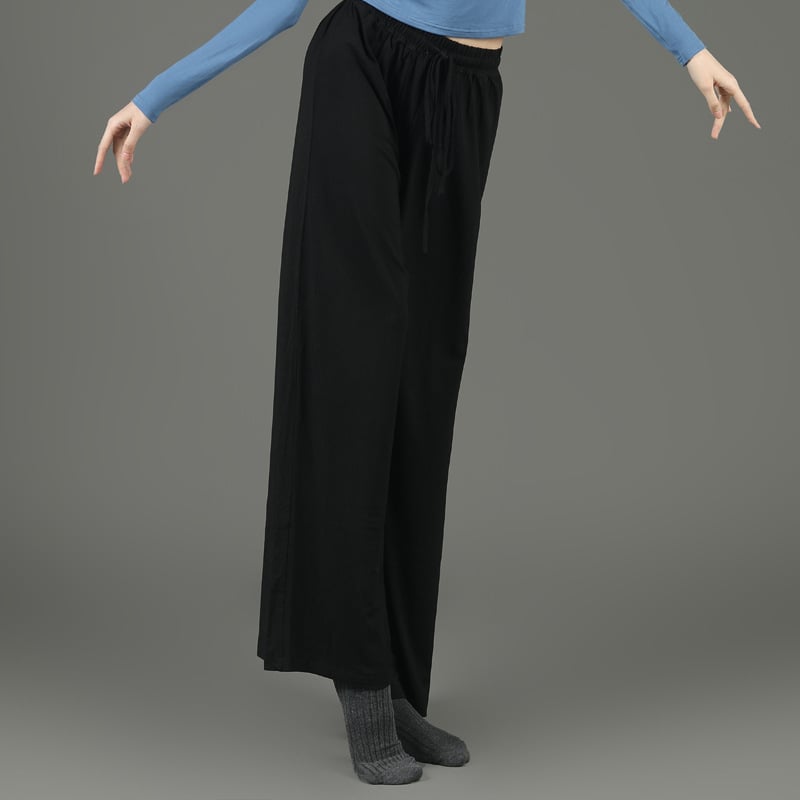 Love nafei modern táncruha lányoknak: hosszú ujjú balett felső és hosszú culottesnadrág, egyszínű anyag, Modal anyag, 80% Modal