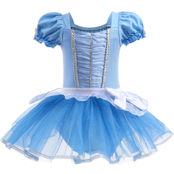 Costum de dans pentru copii - Stil dulce, bumbac 90%, rochie tutu pentru fete, 3-8 ani, vară