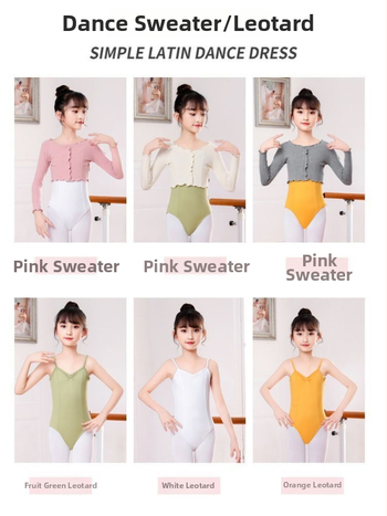 Îmbrăcăminte de dans pentru copii: top cu mâneci lungi din TR țesătură cu PVC 50-70%, stil chinezesc, retro literar, primăvara 2025