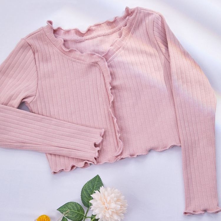 Îmbrăcăminte de dans pentru copii: top cu mâneci lungi din TR țesătură cu PVC 50-70%, stil chinezesc, retro literar, primăvara 2025