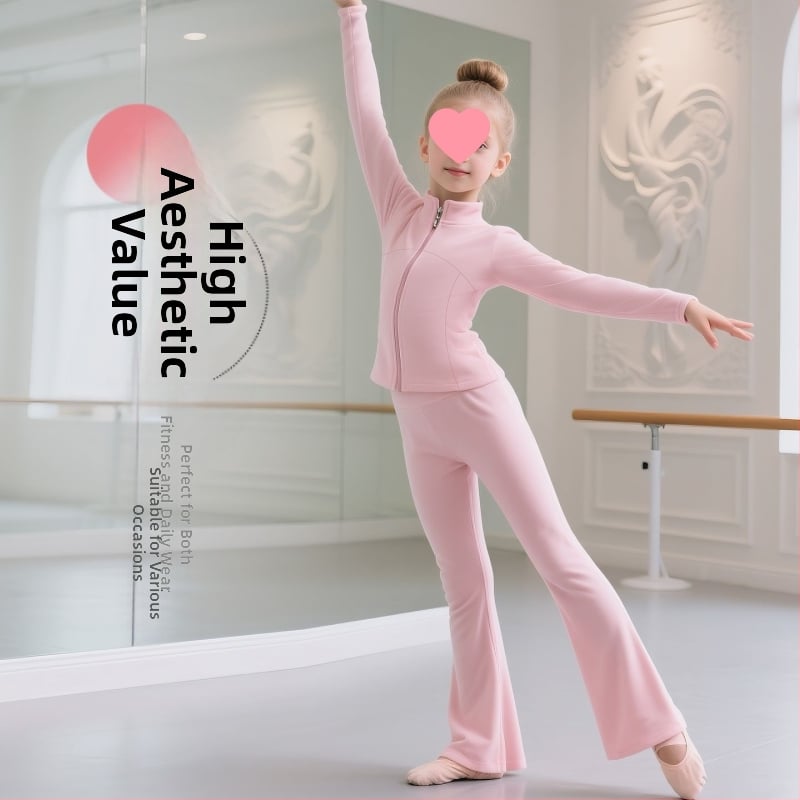 Set balet pentru copii, în stil casual-coreean (lansare primăvara 2025; țesătură Derong; compoziția principală: Alte; conținut: 90–95%)