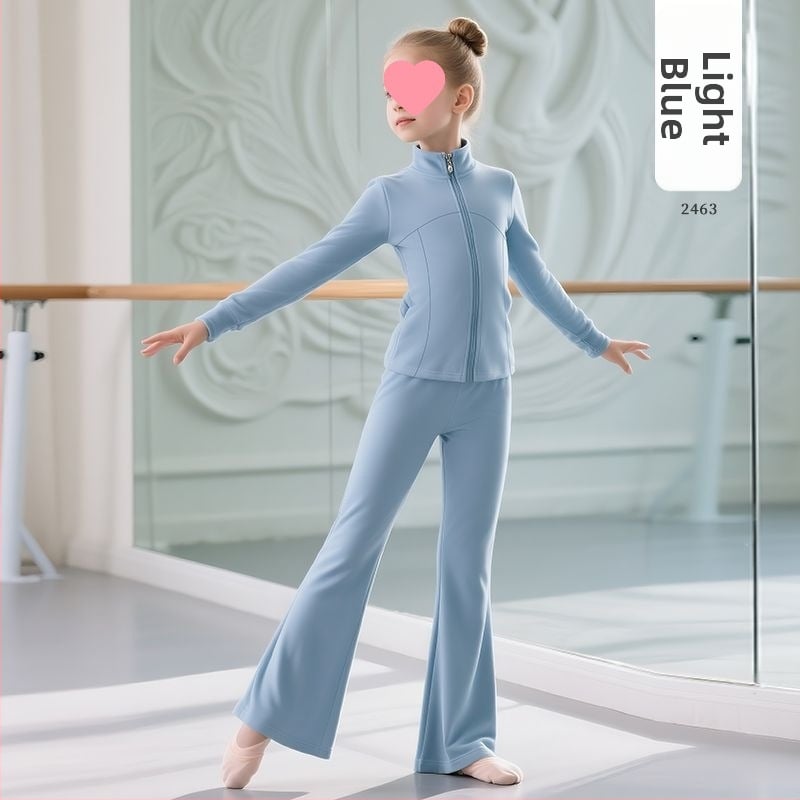 Set balet pentru copii, în stil casual-coreean (lansare primăvara 2025; țesătură Derong; compoziția principală: Alte; conținut: 90–95%)