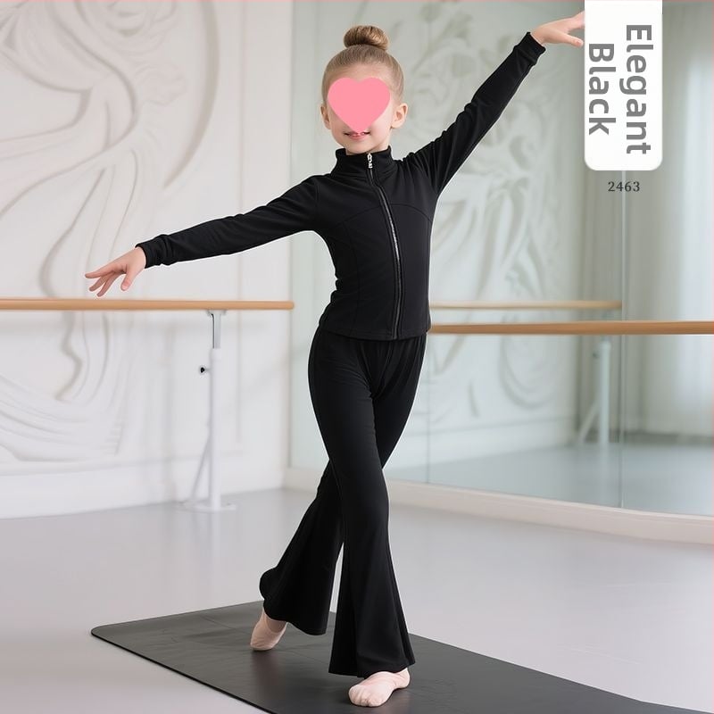 Set balet pentru copii, în stil casual-coreean (lansare primăvara 2025; țesătură Derong; compoziția principală: Alte; conținut: 90–95%)