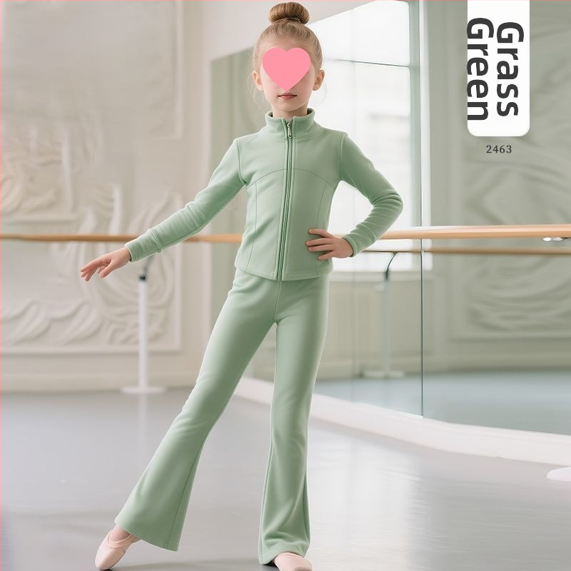 Set balet pentru copii, în stil casual-coreean (lansare primăvara 2025; țesătură Derong; compoziția principală: Alte; conținut: 90–95%)