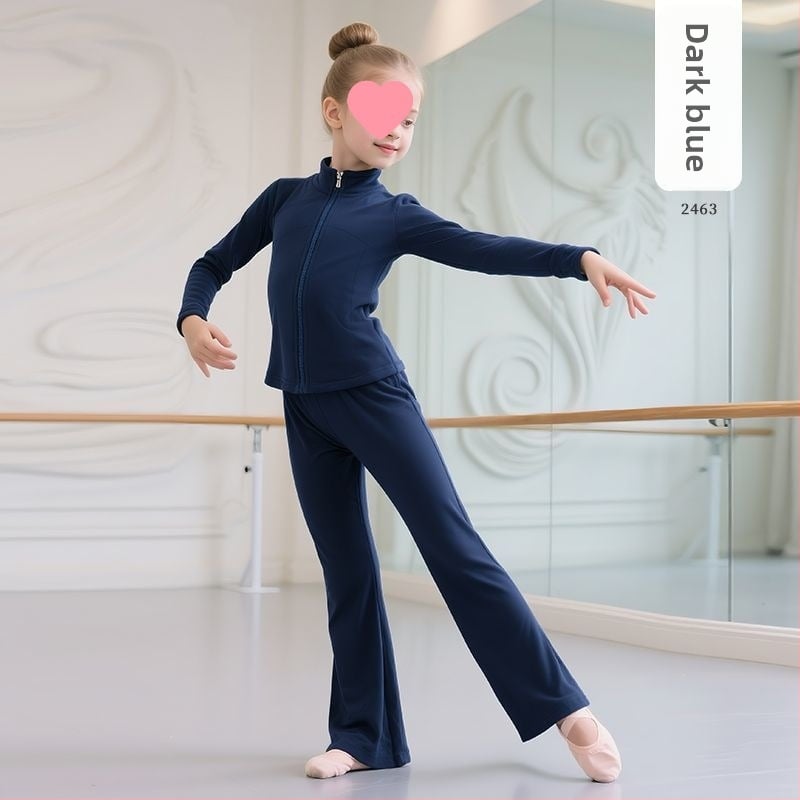 Set balet pentru copii, în stil casual-coreean (lansare primăvara 2025; țesătură Derong; compoziția principală: Alte; conținut: 90–95%)