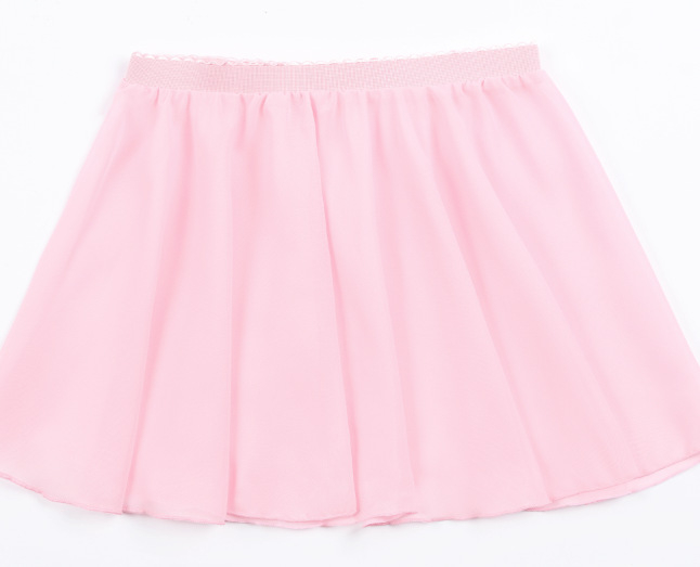 Detská tanečná sukňa na tréning, šifón, 93% polyester, 3–8 rokov (100–140 cm), leto