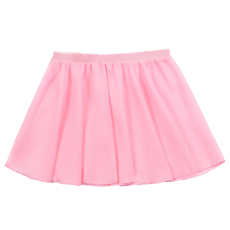 Detská tanečná sukňa na tréning, šifón, 93% polyester, 3–8 rokov (100–140 cm), leto