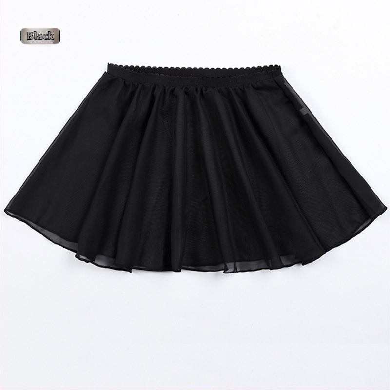 Detská tanečná sukňa na tréning, šifón, 93% polyester, 3–8 rokov (100–140 cm), leto