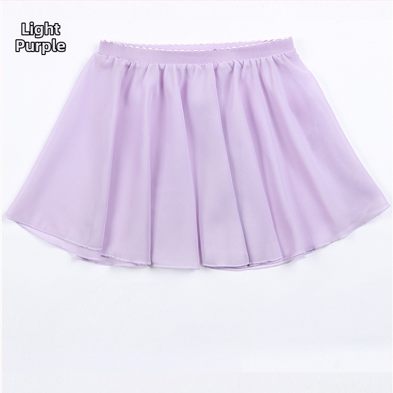 Detská tanečná sukňa na tréning, šifón, 93% polyester, 3–8 rokov (100–140 cm), leto