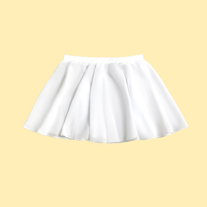 Detská tanečná sukňa na tréning, šifón, 93% polyester, 3–8 rokov (100–140 cm), leto