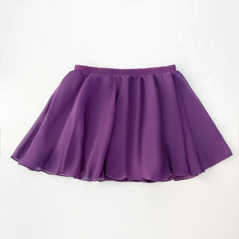 Detská tanečná sukňa na tréning, šifón, 93% polyester, 3–8 rokov (100–140 cm), leto