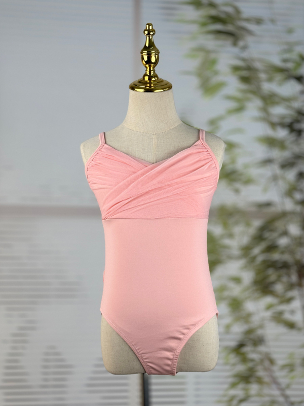 Dječja baletna odjeća za djevojčice – glavni materijal nylon 65%, sladak stil, Brocade Dance