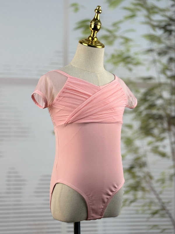 Dječja baletna odjeća za djevojčice – glavni materijal nylon 65%, sladak stil, Brocade Dance