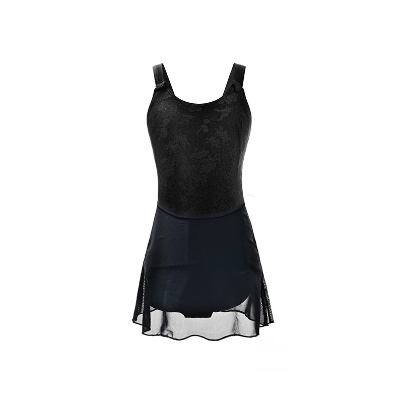 Rochie de balet cu bretele pentru copii – Nylon 75% + Spandex 25% – Finisare moale cu spălare enzimată – pentru copii 3–8 ani – vară 2025