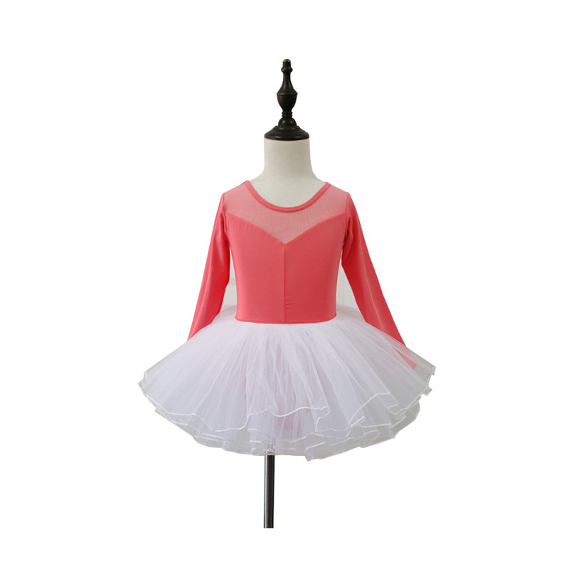 Îmbrăcăminte de dans pentru fetițe: leotard de balet și îmbrăcăminte de antrenament, Milk Silk, Nylon 100%, Vârsta 3–8 ani, Primăvară și Toamnă, Cu etichetă