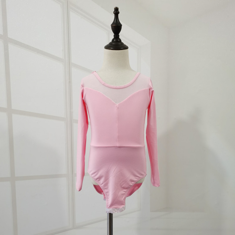 Îmbrăcăminte de dans pentru fetițe: leotard de balet și îmbrăcăminte de antrenament, Milk Silk, Nylon 100%, Vârsta 3–8 ani, Primăvară și Toamnă, Cu etichetă