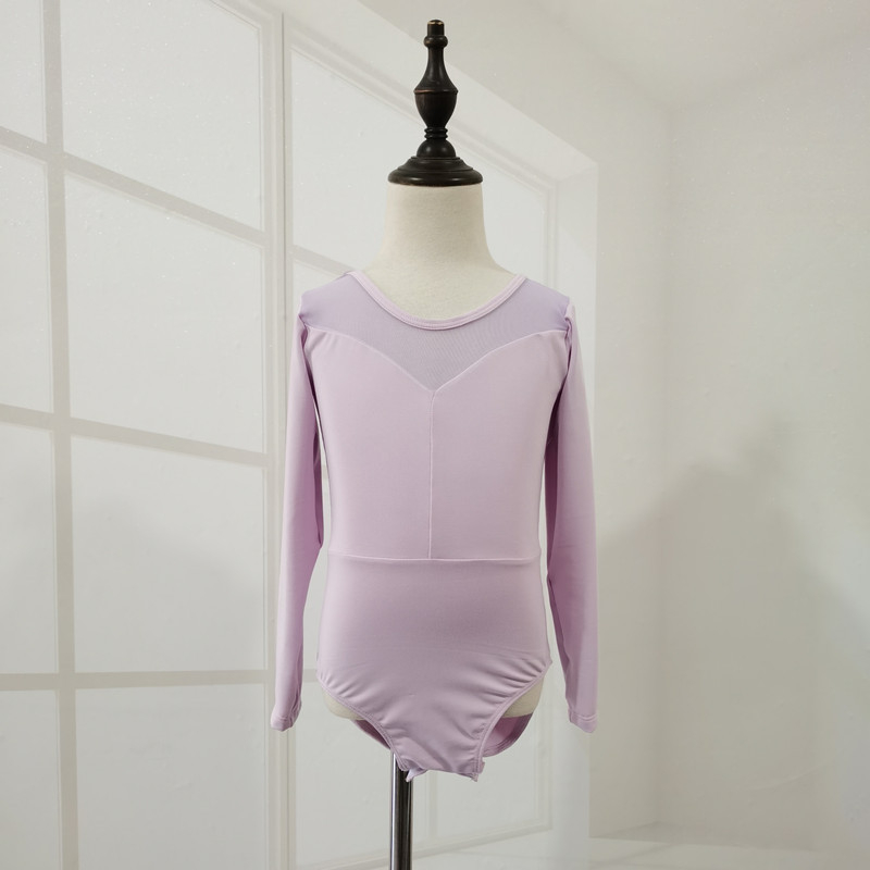 Îmbrăcăminte de dans pentru fetițe: leotard de balet și îmbrăcăminte de antrenament, Milk Silk, Nylon 100%, Vârsta 3–8 ani, Primăvară și Toamnă, Cu etichetă