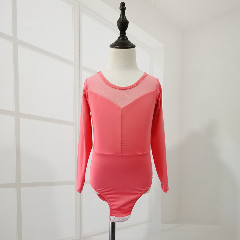 Îmbrăcăminte de dans pentru fetițe: leotard de balet și îmbrăcăminte de antrenament, Milk Silk, Nylon 100%, Vârsta 3–8 ani, Primăvară și Toamnă, Cu etichetă