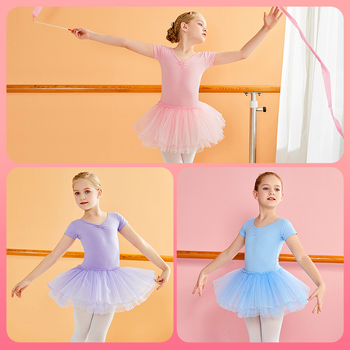 Gyermekek nyári táncruha lányoknak, 94% pamut, fin megmunkálás, édes stílus