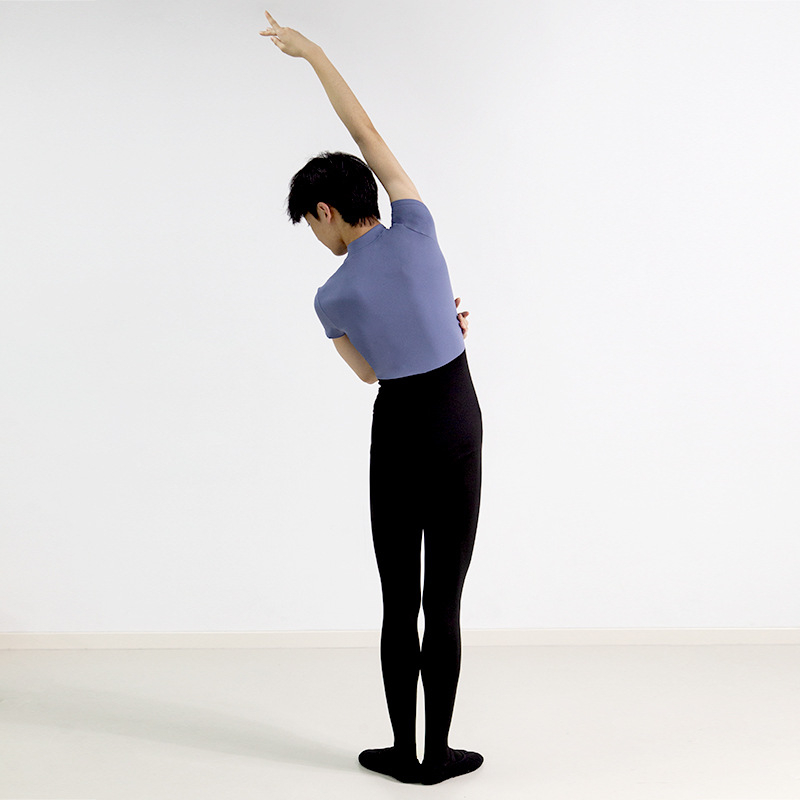 Costum de dans pentru bărbați din nailon-spandex (76% nailon, 24% spandex), costum într-o singură piesă