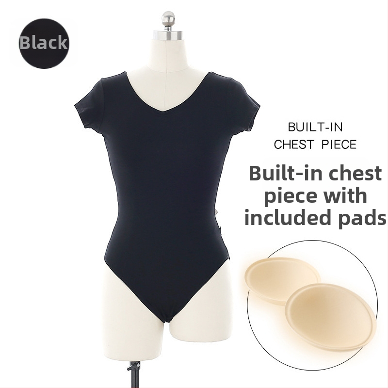 Dámsky baletný tréningový body – moderný tanec, bavlna-elastán 95/5, podšívka 5% elastán, jar