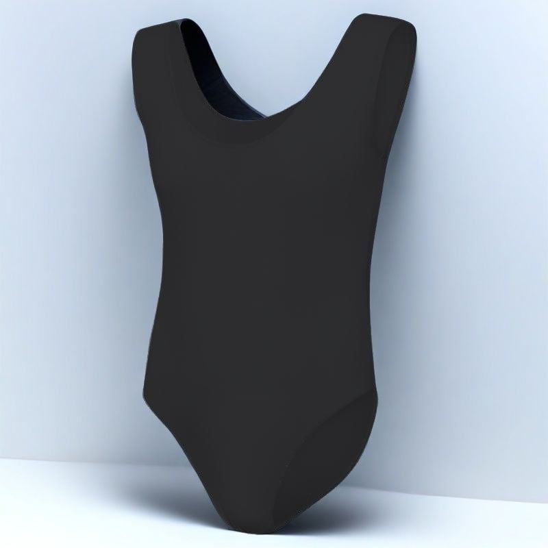 Costum modern de dans pentru adulți, fără mâneci, țesătură poliester, conținut de in 91–95%, căptușeală corduroy