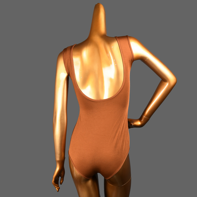 Body de dans modern, cu spate gol, pentru femei adulte, din amestec de fibre chimice, 90% poliester, potrivit pentru dans latin, balet și dansuri standard naționale