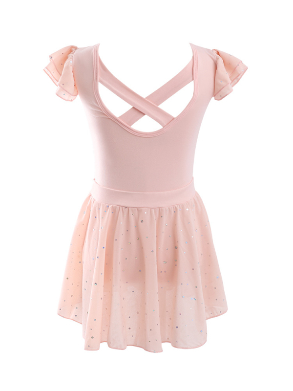 Costum de dans pentru copii pentru balet – feminin, balet, vara 2025, 95% poliester