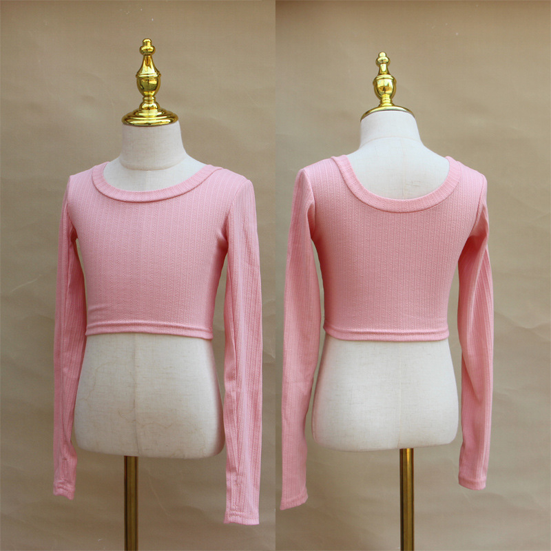 Jachetă de dans pentru copii, pentru fete, mâneci lungi, stil prințesă, 90% bumbac, pentru antrenamente de balet