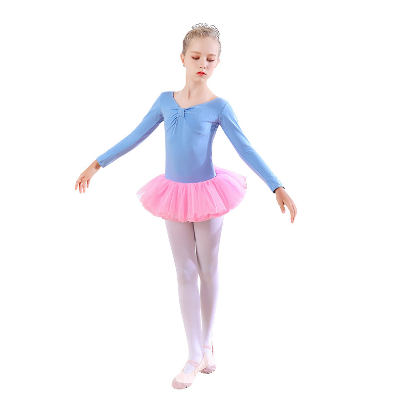 Ținută de vară pentru dans pentru fete - Bumbac cu Lycra (95% bumbac), țesătură șlefuită, pentru copii peste 8 ani (>140 cm)