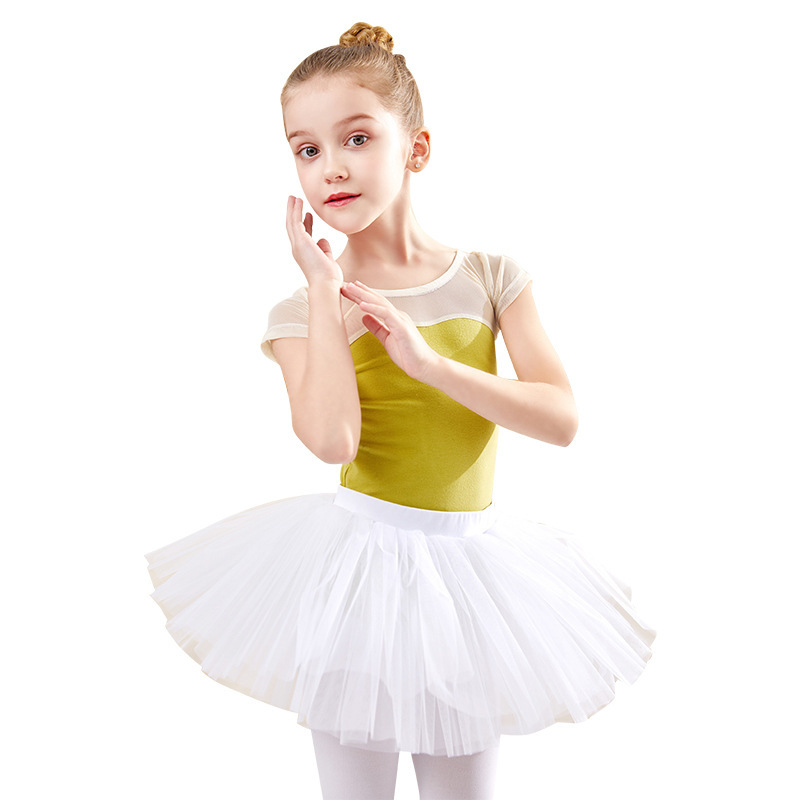 Rochie de balet pentru fete, vară - bumbac elastic 95%, țesătură moale, AQL 2.5, pentru copii 8+ ani