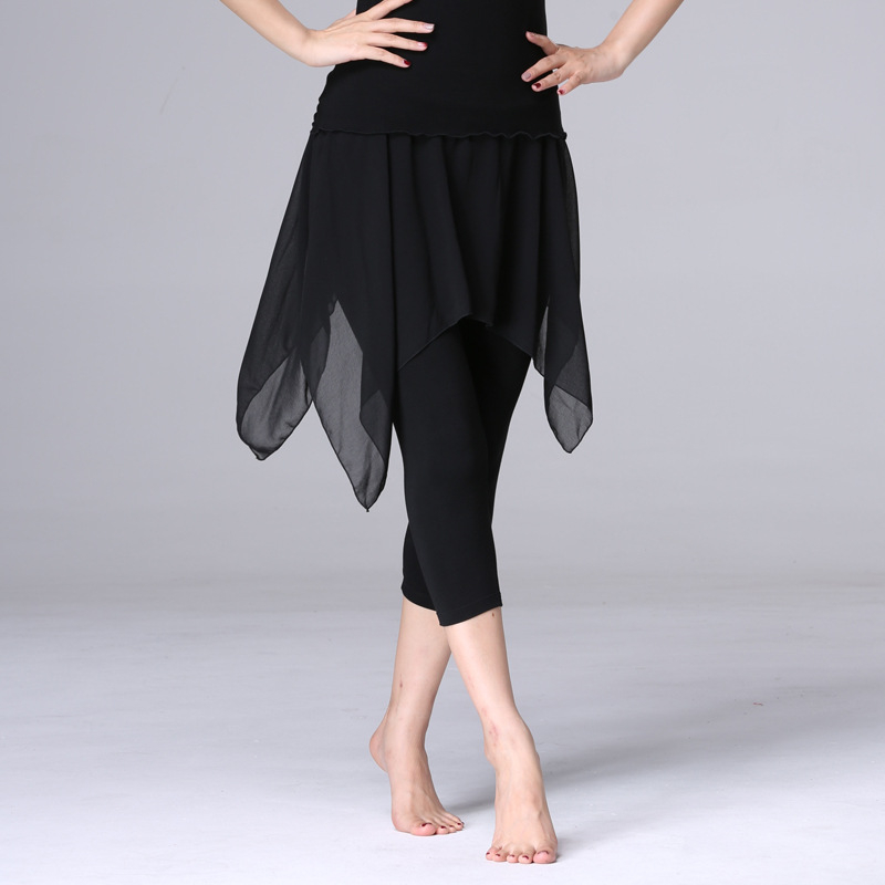 Pantaloni culotte pentru dans modern, material modal, 100% modal, pentru femei adulte, potriviți pentru dans popular, balet și costum de scenă