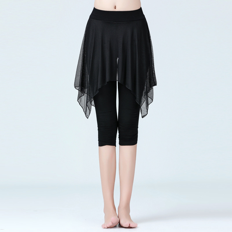 Pantaloni culotte pentru dans modern, material modal, 100% modal, pentru femei adulte, potriviți pentru dans popular, balet și costum de scenă