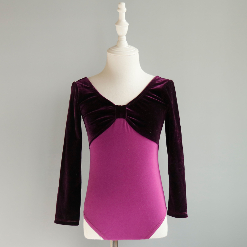 Costum de dans pentru copii, pentru repetiții, din 95% bumbac pieptănat, pentru vârsta de peste 8 ani, toamnă