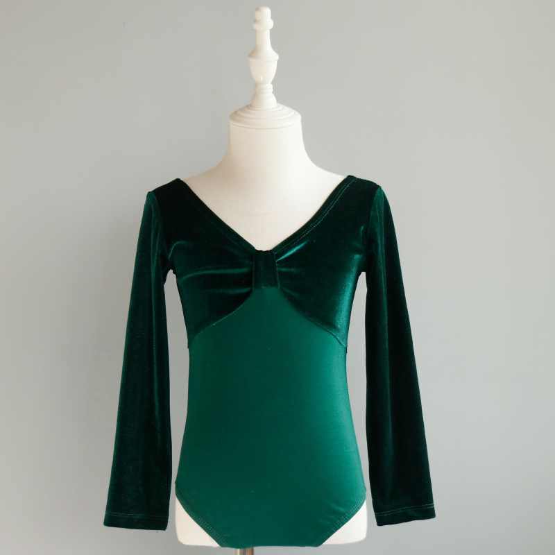 Costum de dans pentru copii, pentru repetiții, din 95% bumbac pieptănat, pentru vârsta de peste 8 ani, toamnă